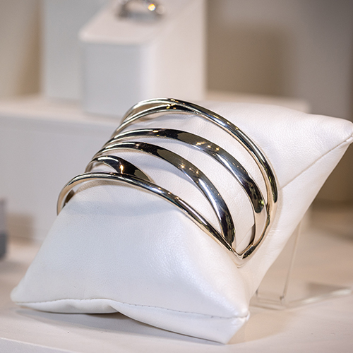 Bracelet on display