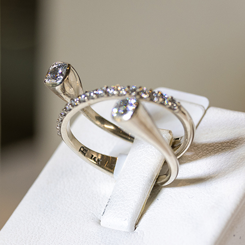 Ring on display